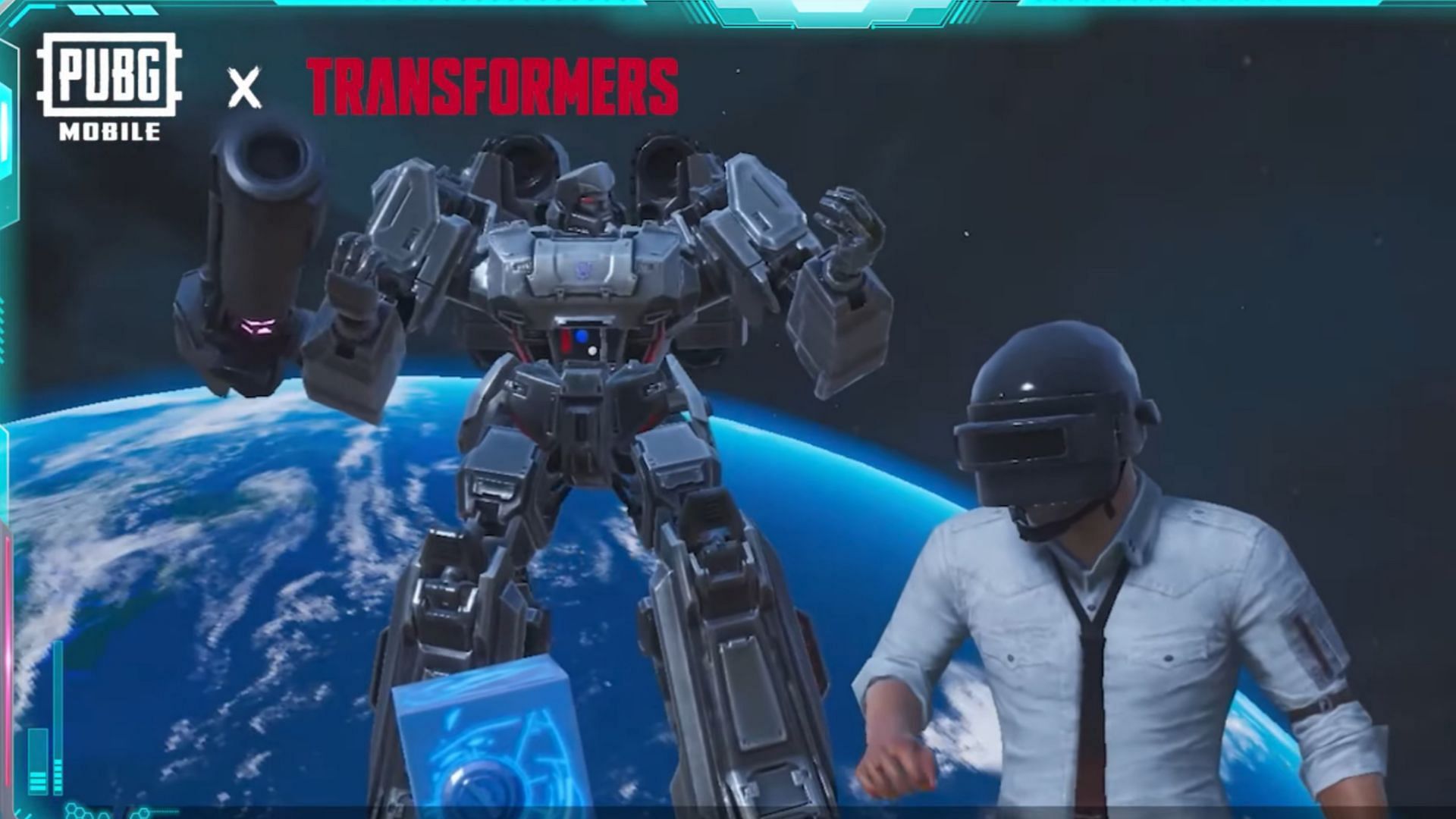 Clicking pictures with Megatron in Transformers mode (Image via Krafton)